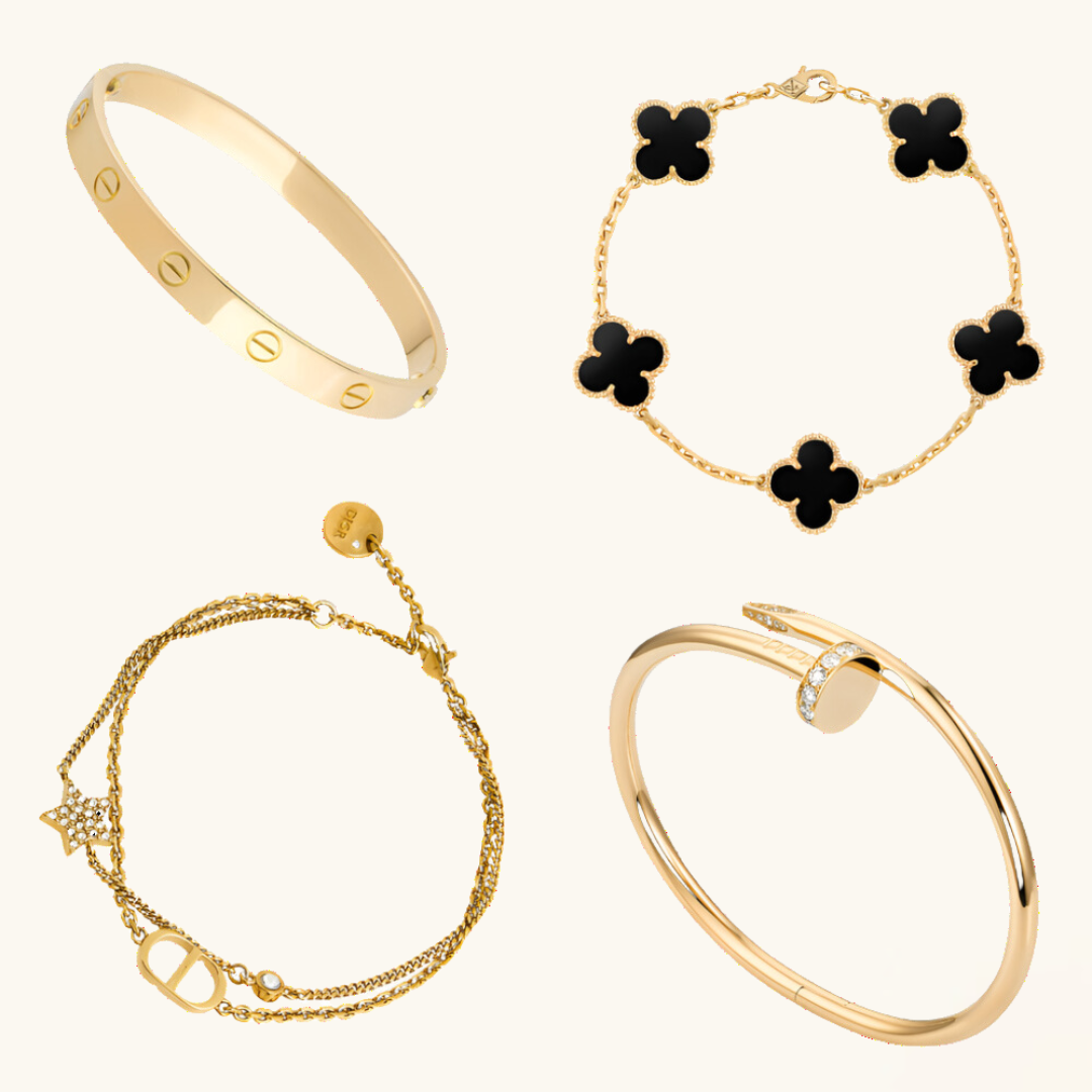 4-piece bracelet set "Sofia"
