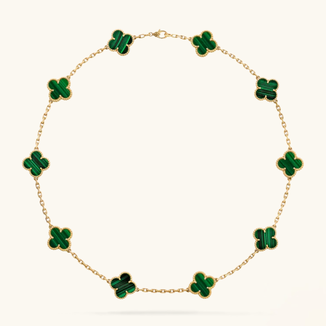 CLOVER | 10 Motivational Green Necklace