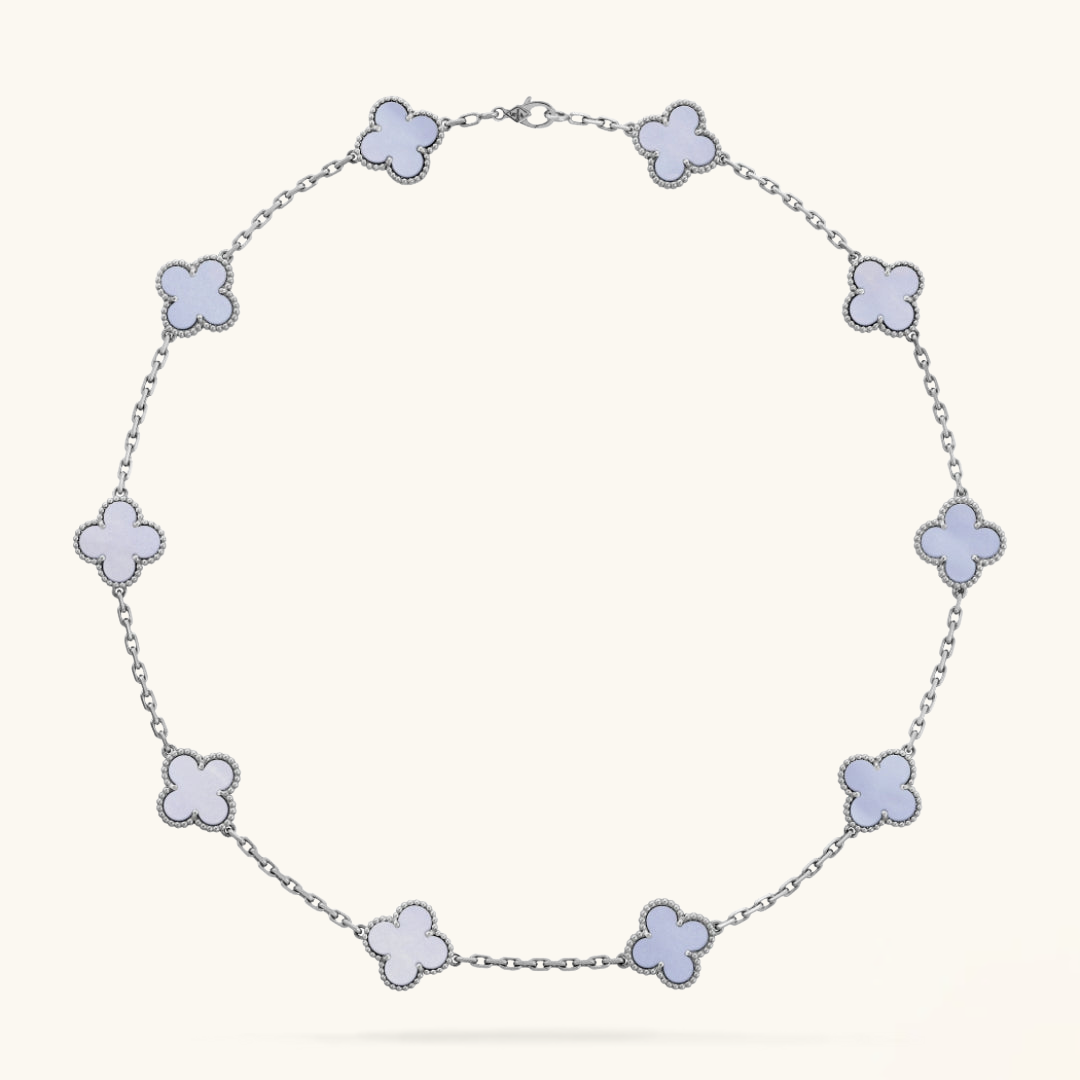 CLOVER | 10 Motivational Purple Necklace