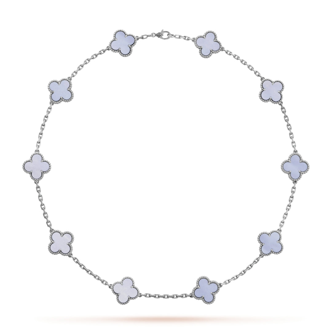 CLOVER | 10 Motivational Purple Necklace