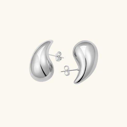 Sandra Tear-Shaped Gold Earrings